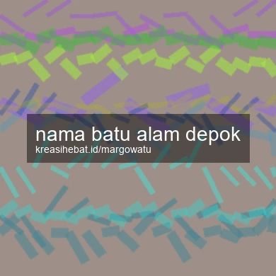 Nama Batu Alam Depok