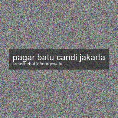 Pagar Batu Candi Jakarta