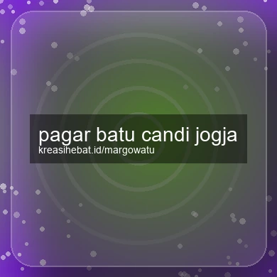 Pagar Batu Candi Jogja