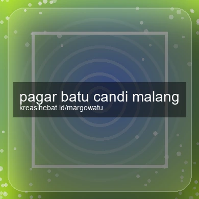 Pagar Batu Candi Malang