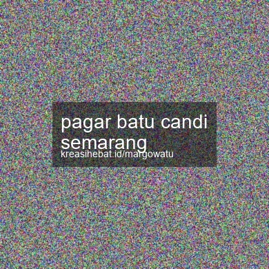 Pagar Batu Candi Semarang