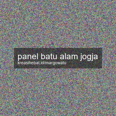 Panel Batu Alam Jogja