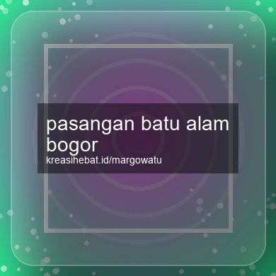 Pasangan Batu Alam Bogor