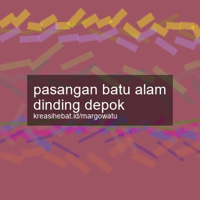 Pasangan Batu Alam Dinding Depok