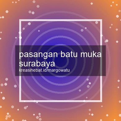 Pasangan Batu Muka Surabaya