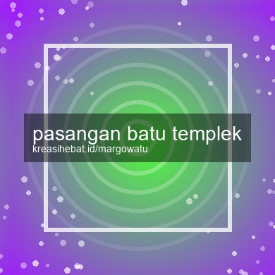 Pasangan Batu Templek