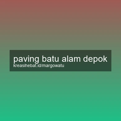 Paving Batu Alam Depok