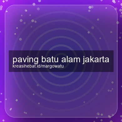 Paving Batu Alam Jakarta