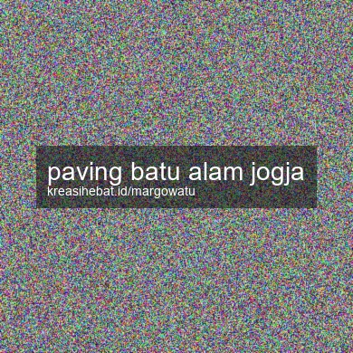 Paving Batu Alam Jogja