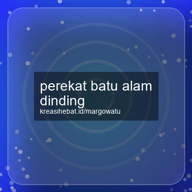 Perekat Batu Alam Dinding