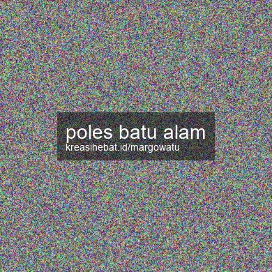 Poles Batu Alam