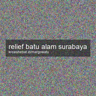 Relief Batu Alam Surabaya