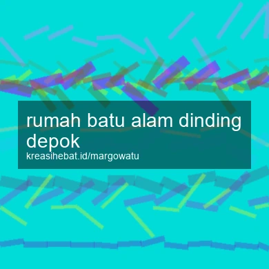 Rumah Batu Alam Dinding Depok