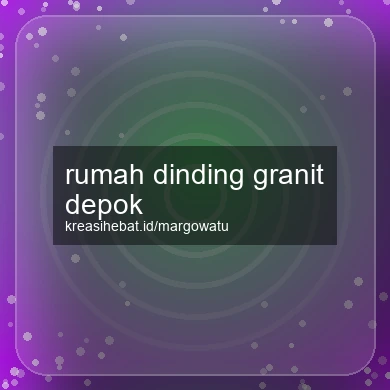 Rumah Dinding Granit Depok