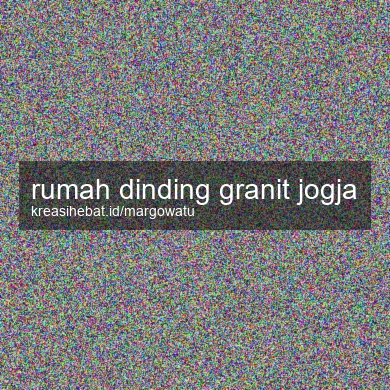 Rumah Dinding Granit Jogja