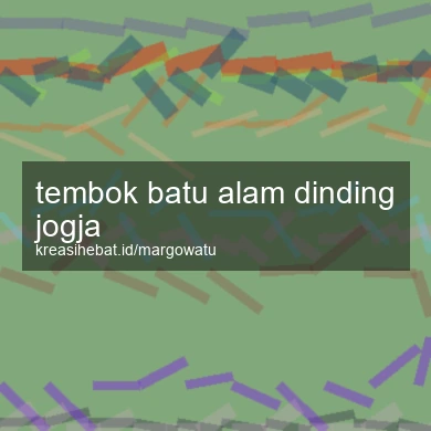Tembok Batu Alam Dinding Jogja