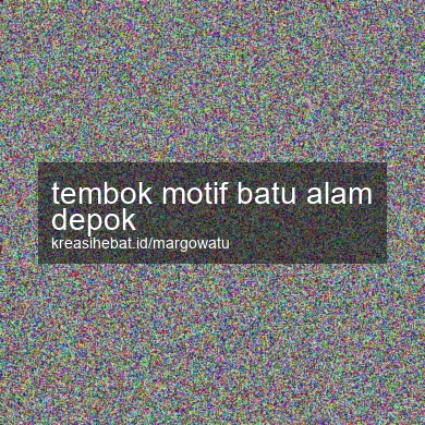 Tembok Motif Batu Alam Depok