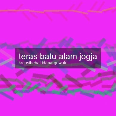Teras Batu Alam Jogja
