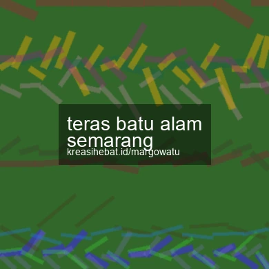 Teras Batu Alam Semarang