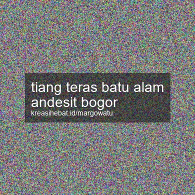 Tiang Teras Batu Alam Andesit Bogor