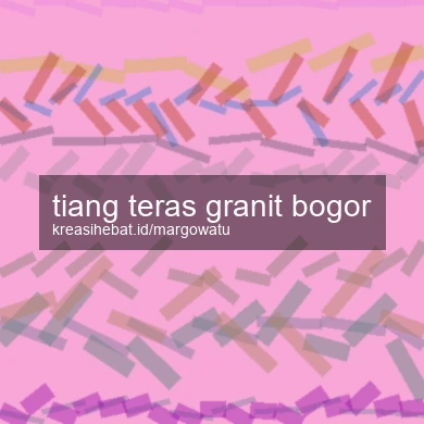 Tiang Teras Granit Bogor