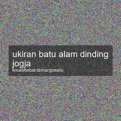 Ukiran Batu Alam Dinding Jogja
