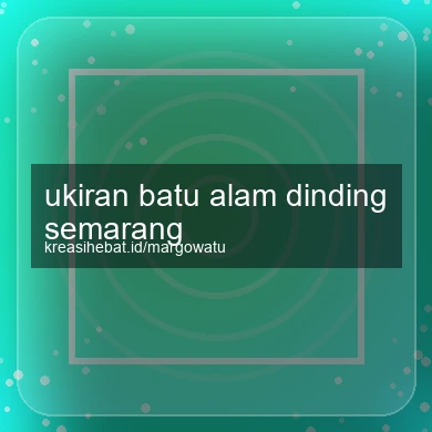 Ukiran Batu Alam Dinding Semarang