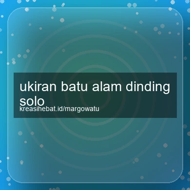 Ukiran Batu Alam Dinding Solo