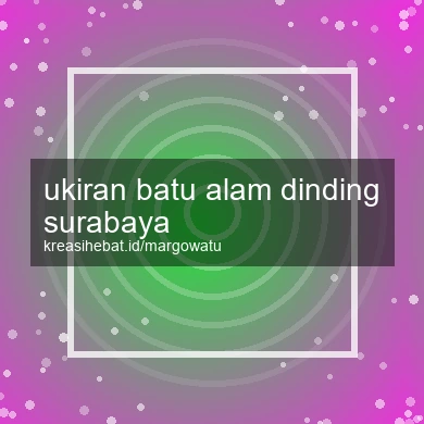 Ukiran Batu Alam Dinding Surabaya