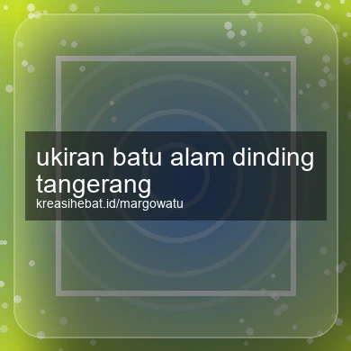 Ukiran Batu Alam Dinding Tangerang