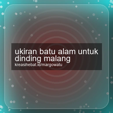 Ukiran Batu Alam Untuk Dinding Malang