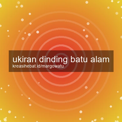 Ukiran Dinding Batu Alam