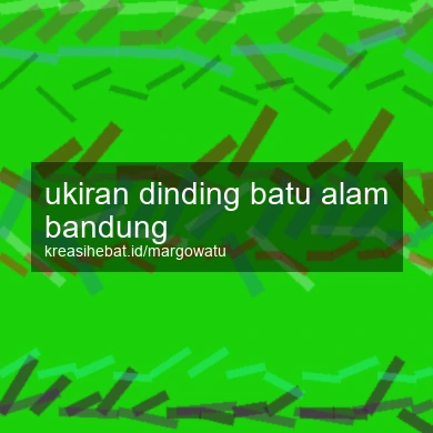 Ukiran Dinding Batu Alam Bandung