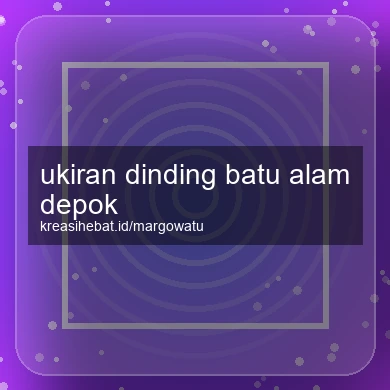 Ukiran Dinding Batu Alam Depok