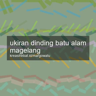 Ukiran Dinding Batu Alam Magelang