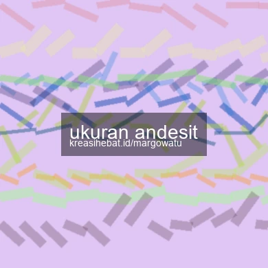 Ukuran Andesit