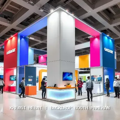 backdrop booth pameran