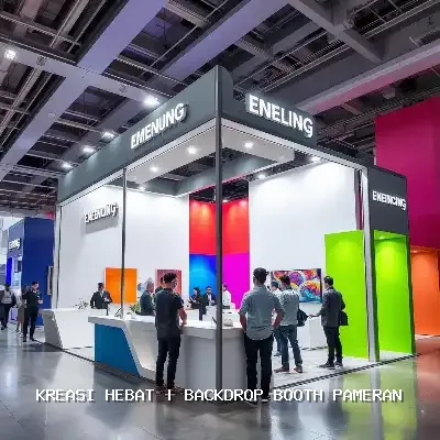 Backdrop Booth Pameran: Solusi Kreatif untuk Branding Anda