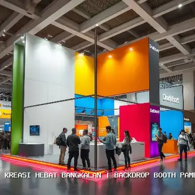 Backdrop Booth Pameran Bangkalan