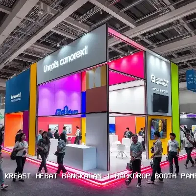 Backdrop Booth Pameran Bangkalan