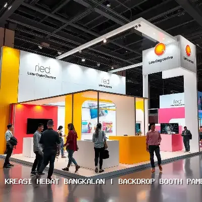 Backdrop Booth Pameran Bangkalan