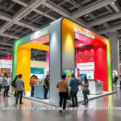 Backdrop Booth Pameran Bangkalan
