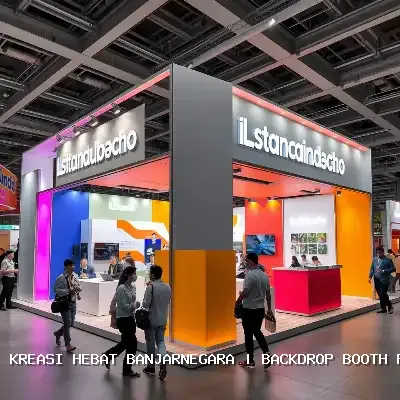 backdrop booth pameran Banjarnegara