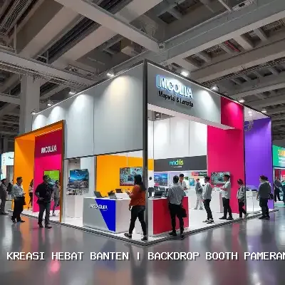 backdrop booth pameran Banten