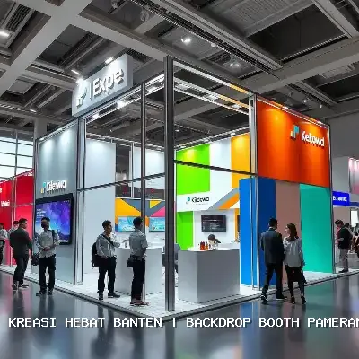 Backdrop Booth Pameran Banten – Desain Custom dan Berkualitas