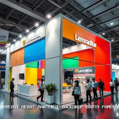 Backdrop Booth Pameran Banten – Desain Custom dan Berkualitas