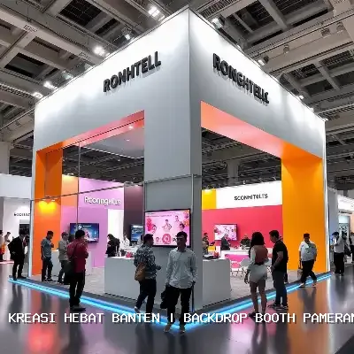 Backdrop Booth Pameran Banten – Desain Custom dan Berkualitas