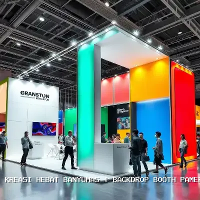 backdrop booth pameran Banyumas
