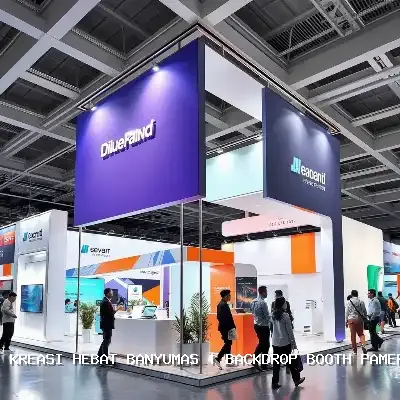 Backdrop Booth Pameran Banyumas
