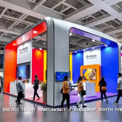 Backdrop Booth Pameran Banyuwangi